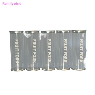 Familywind&gt; กล่องพลาสติกใส สําหรับใส่ผลไม้ ส้อม เหมาะกับเด็ก