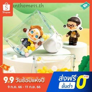 พวงกุญแจ PVC ใส รูปปั้นการ์ตูนของเล่น สําหรับห้อยกระเป๋า