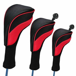 3PCS Sport Golf Rod Sleeve Sets Practical Protective Headcover Golf Club Head Covers Accessories Interchangeable Long