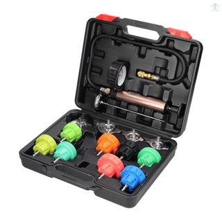 Universal Car Tanks Leak Detection Automotive Leakage Detector Tool Radiator Water Pressure Tester Auto Air Conditioning Cooling Coolant Vacuum Purge Tool Kit