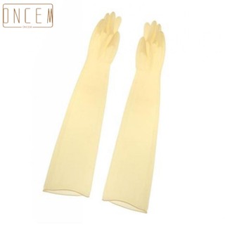 【ONCEMOREAGAIN】Industrial Gloves 32cm/13in Alkali Anti-acid Large Natural Latex Anti-slip