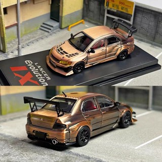 CM Model 1: 64 Mitsubishi Lancer EVO IX รุ่น 9 ขนาด ของเล่นสําหรับเด็กผู้ชาย เก็บสะสม โมเดลรถยนต์