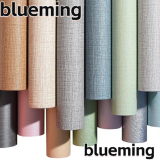 Blueming2 วอลเปเปอร์ PVC มีกาวในตัว คุณภาพสูง สําหรับติดเฟอร์นิเจอร์ ห้องนอน ตู้เสื้อผ้า ห้องครัว