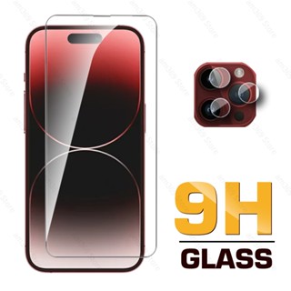 9H Glass For iPhone 15 Pro Max Tempered Glass iPhone15 Plus iPhone15Pro 15Plus 15Pro 15ProMax 2023 Screen Protector Camera Film