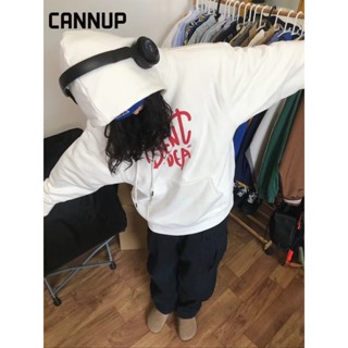 Cannup เสื้อกันหนาว เสื้อแขนยาว เสื้อฮู้ด ตัวเหมือนคนชั้นสูง ทันสมัย คุณภาพสูง New Style WWY23909Q436Z230909