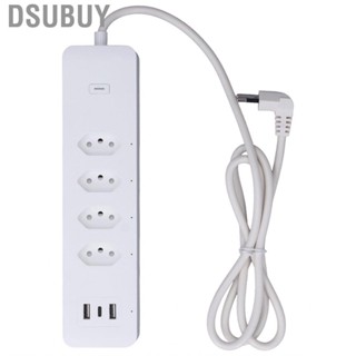 Dsubuy WiFi Surge Protector 2500W Brazil Plug Powerful APP Control Smart USB Power Strip  Controled for Office