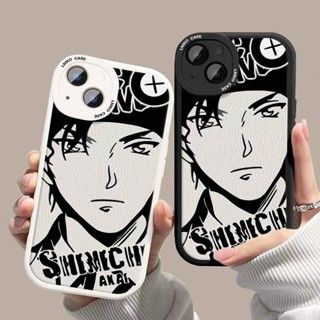 Akai Shuichi เคสโทรศัพท์มือถือหนังแกะ แบบนิ่ม กันกระแทก ลายการ์ตูนโคนัน สําหรับ Apple iPhone 11 12 13 14 pro max 6 7 8plus se xs xr