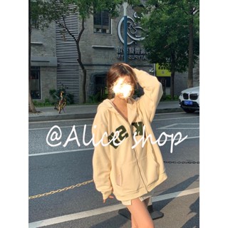 Alice เสื้อกันหนาว เสื้อฮู้ด ดูสวยงาม casual Fashion Durable WWY2390OVY37Z230911