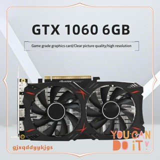 พัดลมระบายความร้อนการ์ดจอ GTX1060 6GB 8000MHz GDDR5 สีดํา สําหรับคอมพิวเตอร์ตั้งโต๊ะ 1 ชิ้น