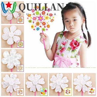 Quillan ของเล่นกังหันลมเปล่า แฮนด์เมด DIY เสริมการเรียนรู้เด็ก