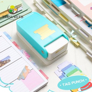 Tarsureth เครื่องแยกฉลาก แบบหลวม ทนทาน สําหรับคั่นหนังสือ DIY