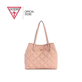 GUESS กระเป๋าสะพายผู้หญิง รุ่น QP699523 VIKKY TOTE สีชมพู