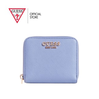 GUESS กระเป๋าสตางค์ รุ่น ZG850037 LAUREL SLG SMALL ZIP AROUND สีม่วง