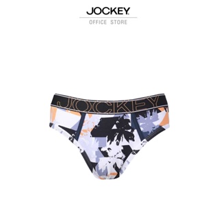 JOCKEY UNDERWEAR กางเกงในชาย PRINTING รุ่น KU 1863D BRIEFS สีน้ำเงิน กางเกงใน กกน ชุดชั้นในชาย