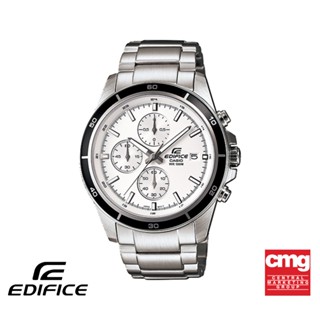 CASIO นาฬิกาข้อมือผู้ชาย EDIFICE รุ่น EFR-526D-7AVUDF สายสเตนเลสสตีล สีขาว