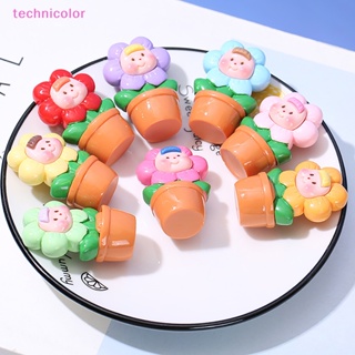 [technicolor] ใหม่ พร้อมส่ง กระถางต้นไม้จิ๋ว หลากสี 1:12 สําหรับตกแต่งบ้านตุ๊กตา DIY