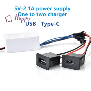 &lt;Happybay&gt; ที่ชาร์จไร้สาย USB Type-c 5V2.1A สําหรับโคมไฟตั้งโต๊ะ