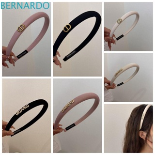 Bernardo ที่คาดผม ปีกบาง กันลื่น ฟองน้ําตัวอักษร ที่คาดผม แฟชั่น แฮนด์เมด สไตล์เกาหลี เครื่องประดับ ที่คาดผม ที่คาดผม เจ้าหญิง