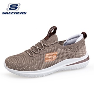 (ไซซ์ 40-45)skechers_ พร้อมส่ง รองเท้าผ้าใบลําลอง ผ้าตาข่าย ระบายอากาศ น้ําหนักเบา สําหรับผู้ชาย