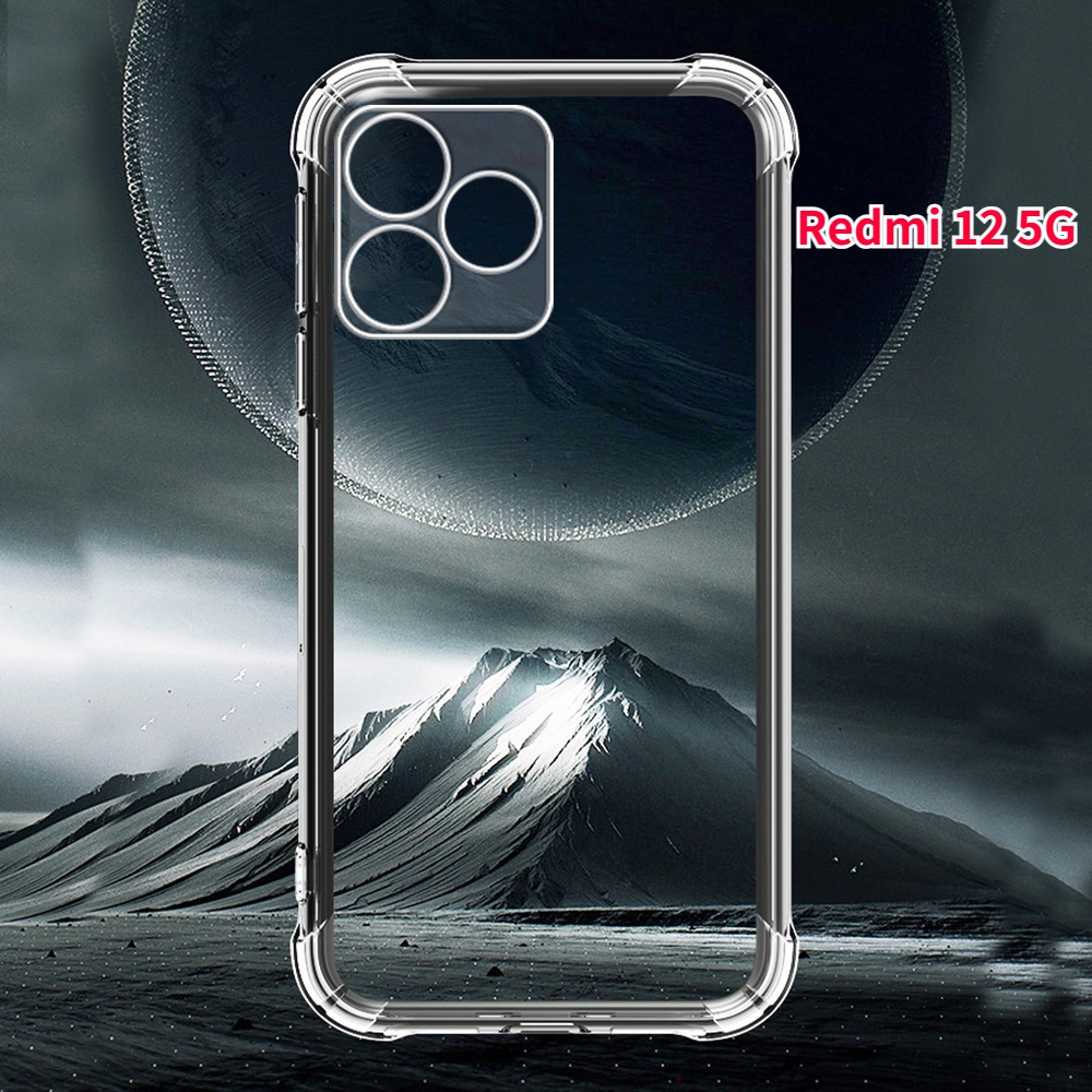 เคสโทรศัพท์มือถือแบบนิ่ม TPU ใส กันกระแทก สําหรับ Redmi 12 5G 2023 Redmi 12 12Redmi Redmi12 10 2023 
