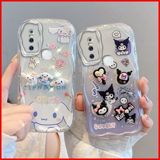 เคสโทรศัพท์มือถือ tpu นิ่ม แบบใส ลายก้อนเมฆ หมีน้อย พร้อมตุ๊กตา สําหรับ Vivo V15 Pro V15Pro TY