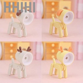 Hhihi Mini Cute Pet Night Light Kawaii  Desk Lamp Ins Little Phone Stand Decorative Furnishing Articles