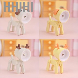 Hhihi Mini Cute Pet Night Light Kawaii  Desk Lamp Ins Little Phone Stand Decorative Furnishing Articles