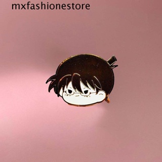 Mxfashione เข็มกลัด รูปการ์ตูนอนิเมะโคนัน สไตล์ญี่ปุ่น สําหรับแฟนคลับ กระเป๋าเป้สะพายหลัง เครื่องประดับ