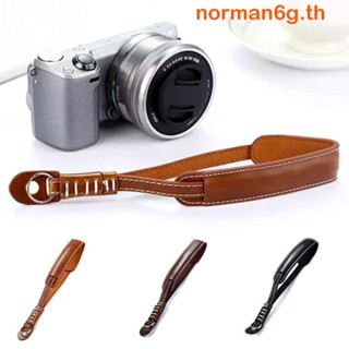 Anorman สายคล้องกล้อง SLR อุปกรณ์กล้อง เชือกเส้นเล็ก หนัง PU