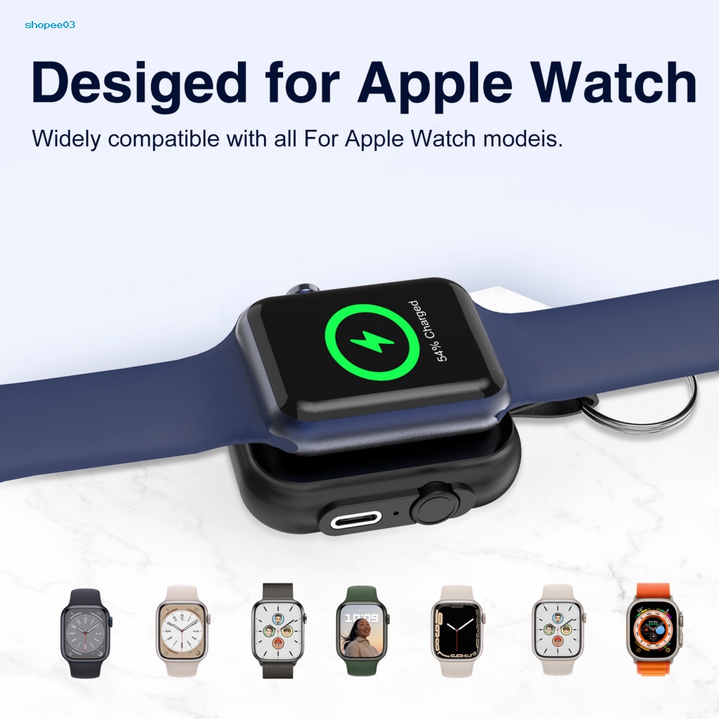 [Ky] อุปกรณ์ชาร์จนาฬิกาข้อมือไร้สาย แบบแม่เหล็ก ชาร์จเร็ว สําหรับ Apple Watch Iwatch 1-8