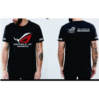  Asus ROG PHONE/GAMING LAPTOP Clothing/E SPORT GAMING เสื้อยืดสามารถปรับแต่งได้