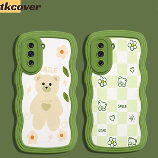 เคสโทรศัพท์มือถือแบบนิ่ม TPU กันกระแทก ลายการ์ตูนหมี ดอกไม้ คลื่น สัตว์น่ารัก สําหรับ Huawei Nova Y91 11 10 9 8 7 Pro 10 9 8 7 SE 5T