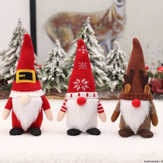 ตุ๊กตาซานต้าเครื่องประดับอุปกรณ์ตกแต่งคริสต์มาสคริสต์มาส Faceless Gnome Xmas Tree แขวนเครื่องประดับสำหรับตกแต่งบ้านจี้ของขวัญ
