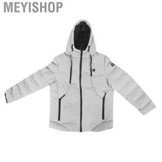 Meyishop Electric Heated  USB Winter Warm Jacket  Gray For Outdoor