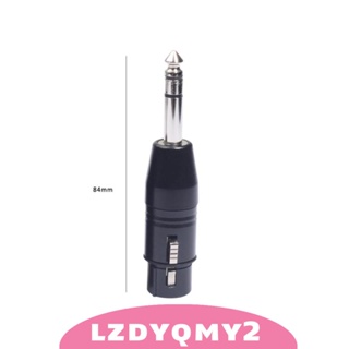 [Lzdyqmy2] อะแดปเตอร์สายเคเบิล XLR ตัวเมีย เป็น 1/4 นิ้ว TRS ตัวผู้ - XLR-F เป็น 6.35 มม. 1 ชิ้น