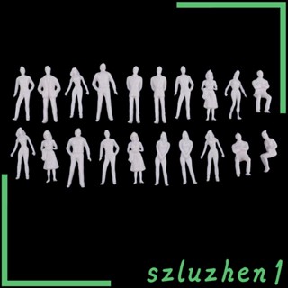 [Szluzhen1] โมเดลฟิกเกอร์ สเกล 1:50 20 ชิ้น สําหรับสถาปัตยกรรม