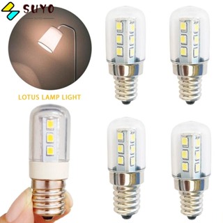 Suyo หลอดไฟ LED ขั้วต่อ E12 E14 T18S 2700K 5V 110V 220V ขนาดเล็ก สําหรับบ้าน