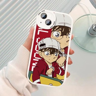 เคสโทรศัพท์มือถือหนังแกะ ซิลิโคนนิ่ม กันกระแทก ลายการ์ตูนยอดนักสืบโคนัน สําหรับ vivo iqoo 10 NEO7 6SE 5 3 iqoo Z3I V11I Z1