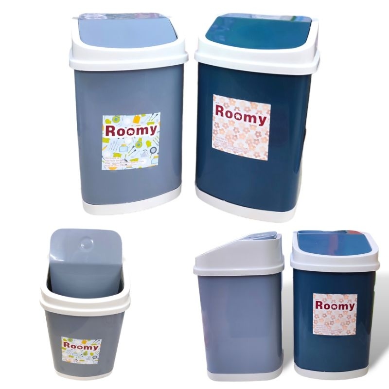 TONG SAMPAH MINI / MINI DUSTBIN / MINI SWING DUSTBIN / SWING TOP RUBBISH BIN / TRASH CAN / RECYCLE B