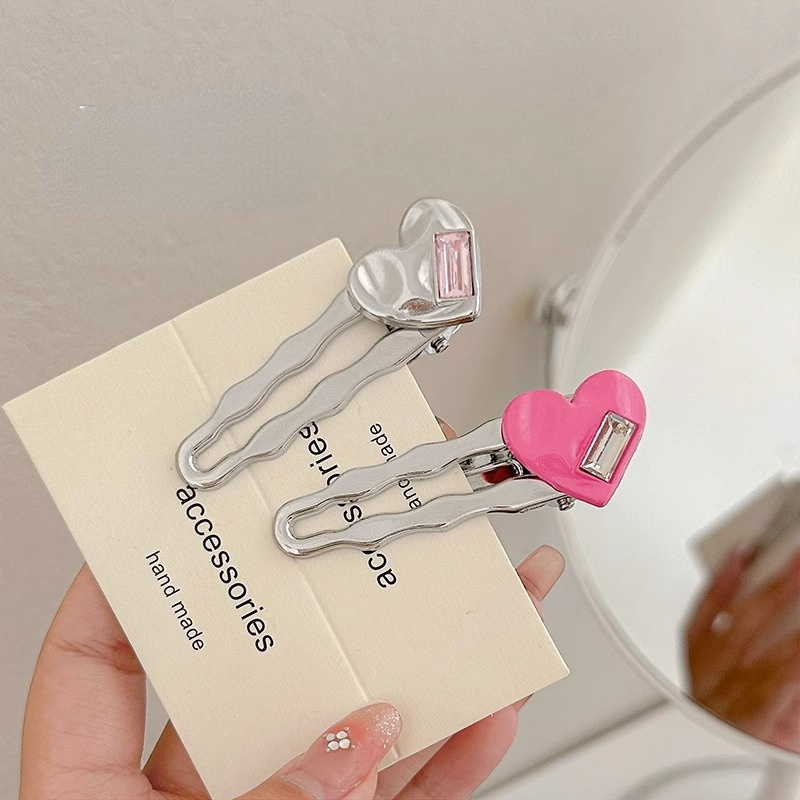 กิ๊บติดผมโลหะ ประดับเพชร คุณภาพสูง สําหรับผู้หญิง 2023 - รูปที่ 7