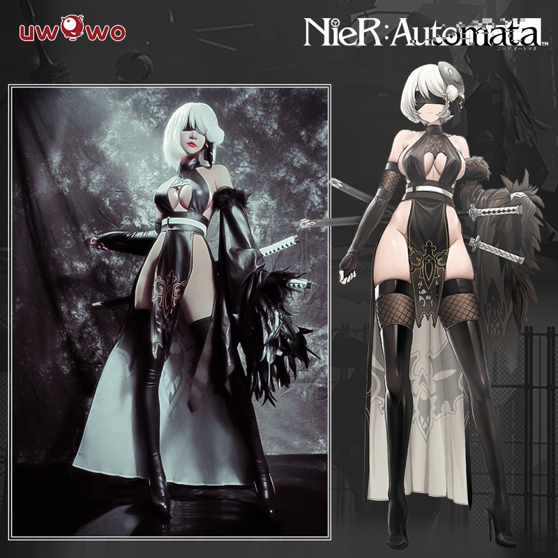 Uwowo Nier: ชุดคอสเพลย์ ชุดกี่เพ้า 2B อัตโนมัติ