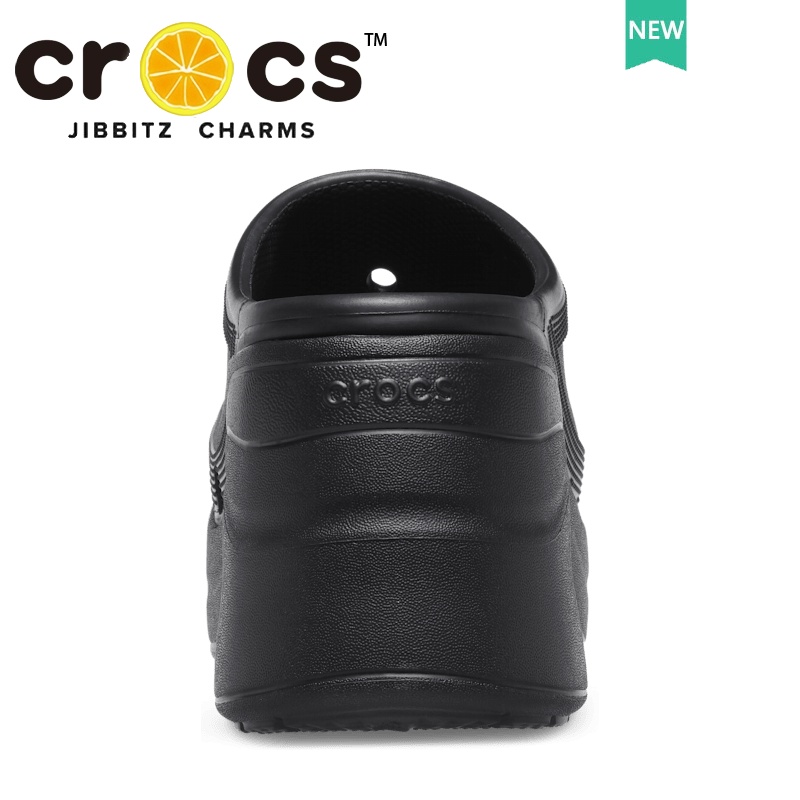 croc แท้ SIREN CLOG รองเท้ามีส้น รองเท้าพื้นหนา #208547
