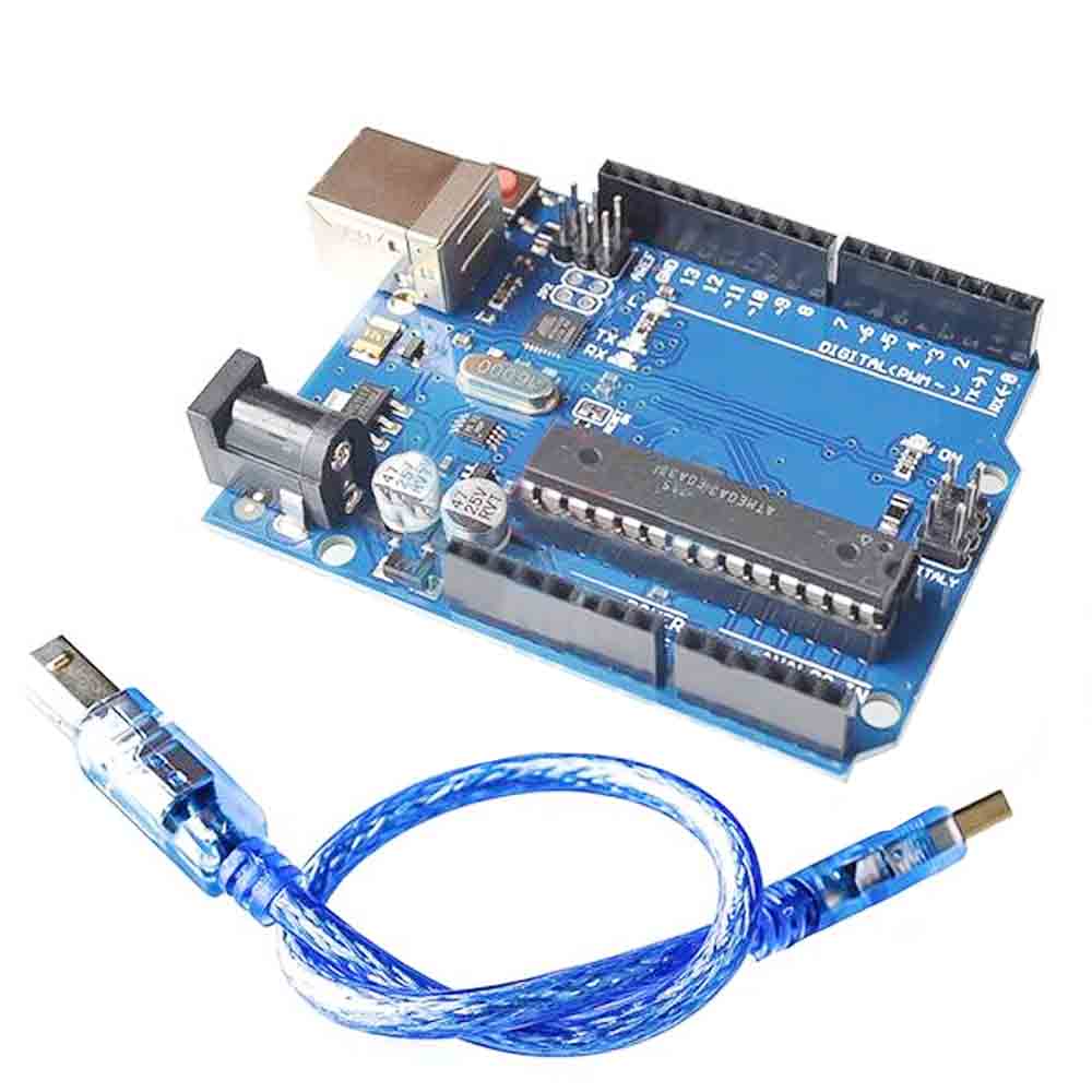 Uno R3 Atmel ATMEGA328P บอร์ดเสียบแล้วใช้งานได้เลย (ไม่ต้องดาวน์โหลดไดรเวอร์ USB Arduino พิเศษ)