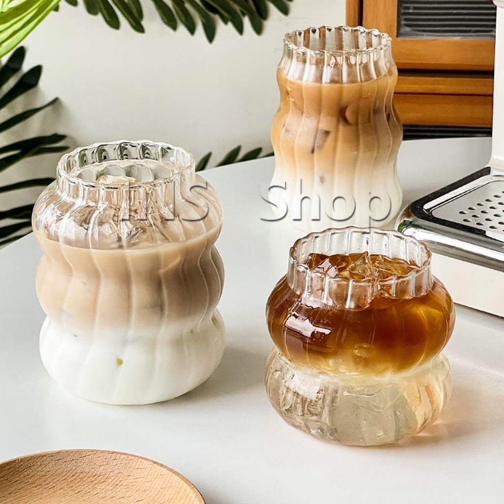 INS ถ้วยชานมแก้วกาแฟ ทรงกลม สไตล์เกาหลี มีขนาดให้เลือก coffee cup