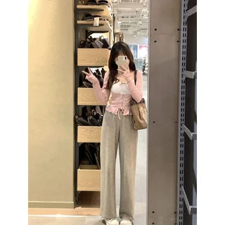 (ส่งจากกรุงเทพ) กระชับเอว แขนยาว เสื้อกล้ามเซ็กซี่สำหรับผู้หญิง ระบายลูกไม้