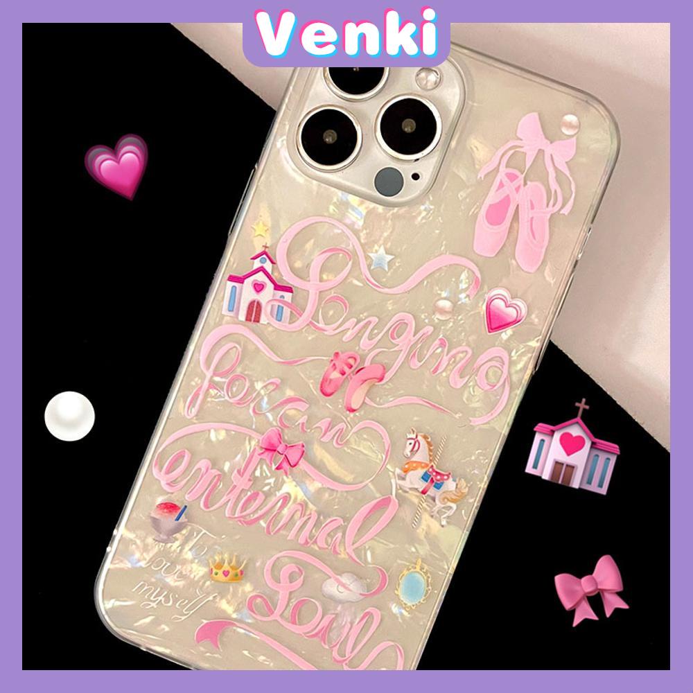 VENKI - เข้ากันได้สำหรับ เคสไอโฟน เคสไอโฟน11 เคส iphone 11 กรณี CLEAR กรณีเชลล์รูปแบบกระดาษแข็ง TPU กรณีผีเสื้อที่สวยงามภาษาอังกฤษเข้ากันได้กับ iPhone 15 14 PRO MAX 13Pro MAX 12 XR XS 7Plus 8 PLUS