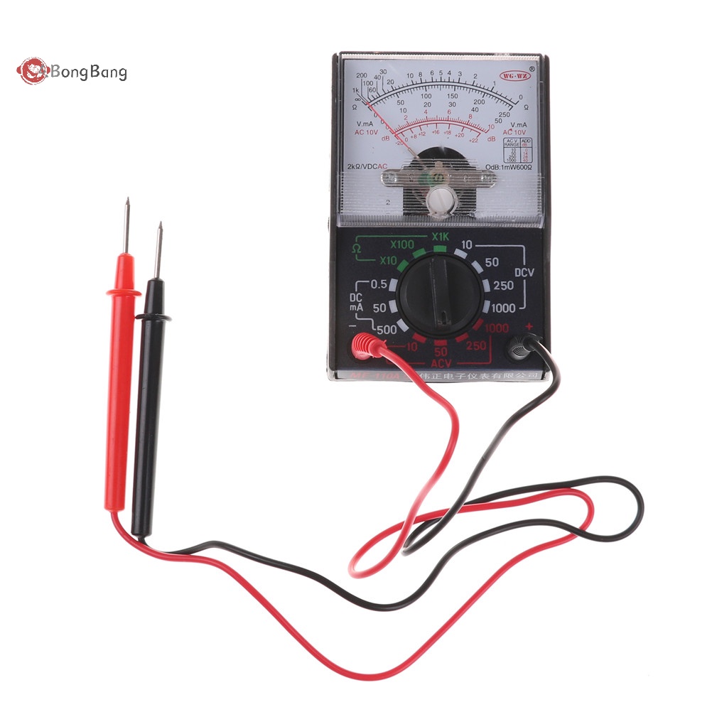 Abongbang โวลต์มิเตอร์ DC/AC 1000V 250mA แอมมิเตอร์ 1K มัลติมิเตอร์แอนา เครื่องมือดี