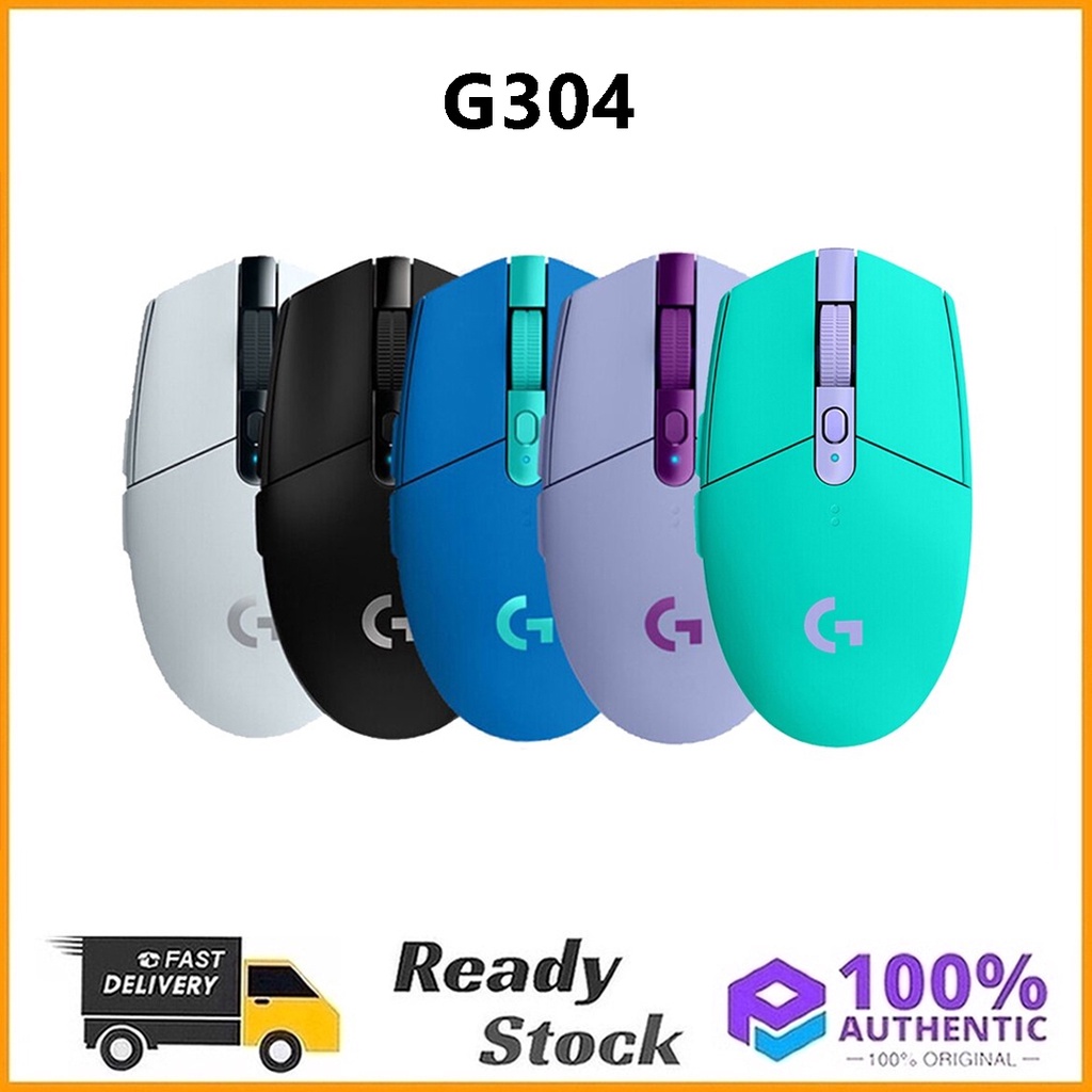 เมาส์เล่นเกมไร้สาย Logitech G304 Lightspeed