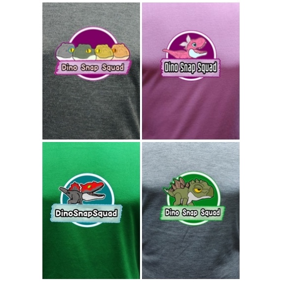 เสื้อยืด Snap Squad Dino ML XL และ XXL