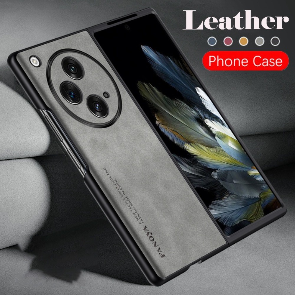 เคสโทรศัพท์มือถือหนังแกะ ซิลิโคนนิ่ม ผิวด้าน กันกระแทก หรูหรา เรียบง่าย สําหรับ Oppo Find N3 N3Flip FindN3 2023